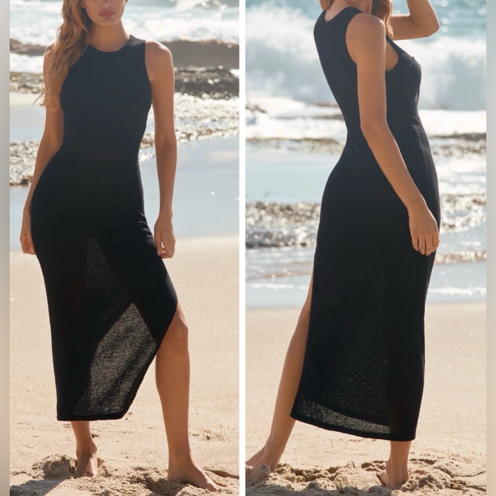 Anthropologie Sunday in Brooklyn Sheer Knit Maxi Dress